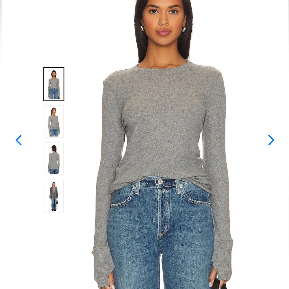 Enza Costa Easy Cuff Cashmere Sweater
